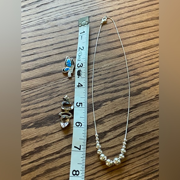 Necklace with two pendants to be added to a chain. Excellent condition - Picture 2 of 7